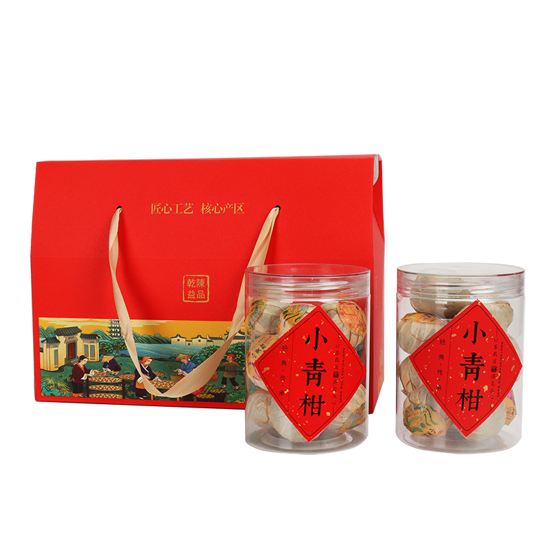 昀品堂 福禄相伴新会小青柑礼盒 QC-202310 280g  红色（单位：盒）