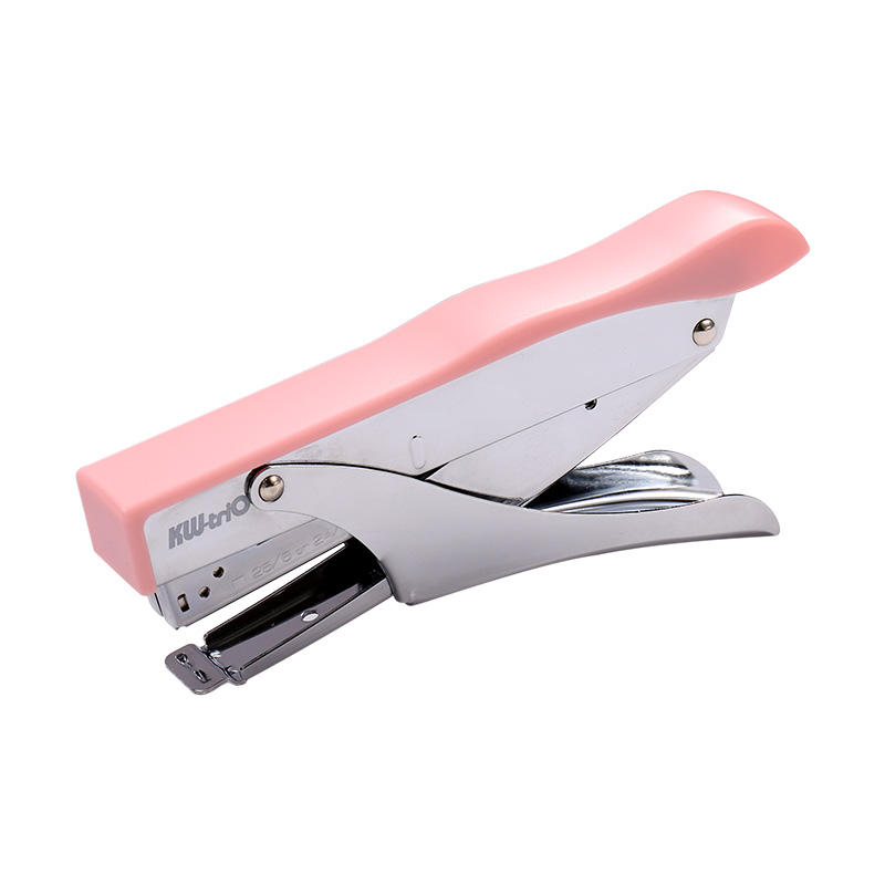 可得优（KW-triO） 手握订书机 57D6 A4纸25页 粉色（单位：支）