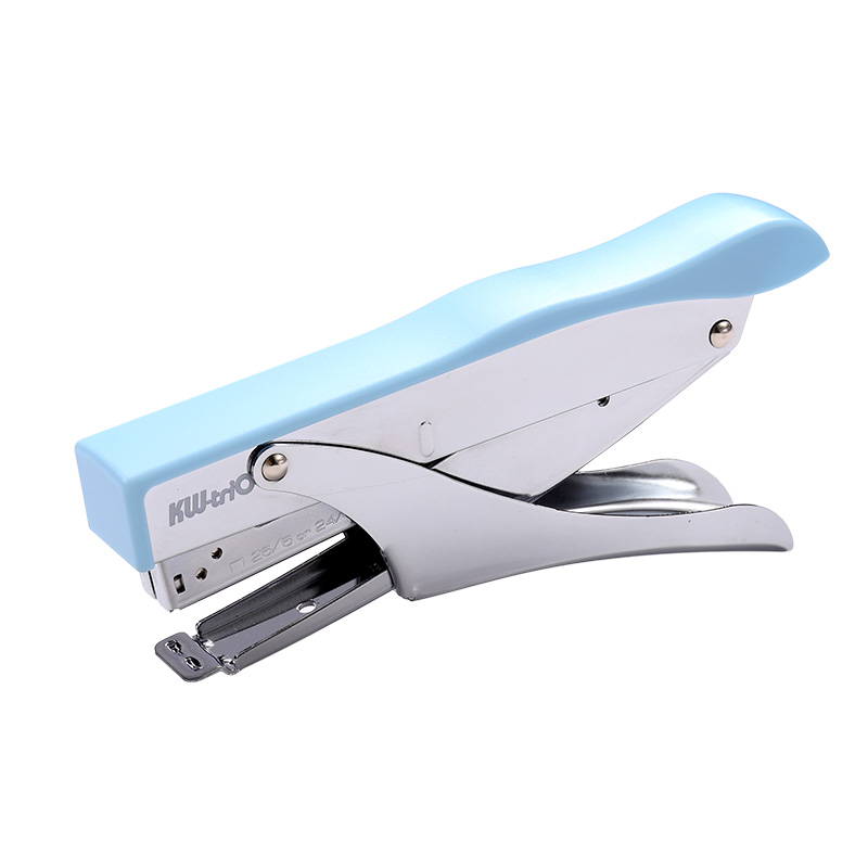 可得优（KW-triO） 手握订书机 57D6 A4纸25页 蓝色（单位：支）
