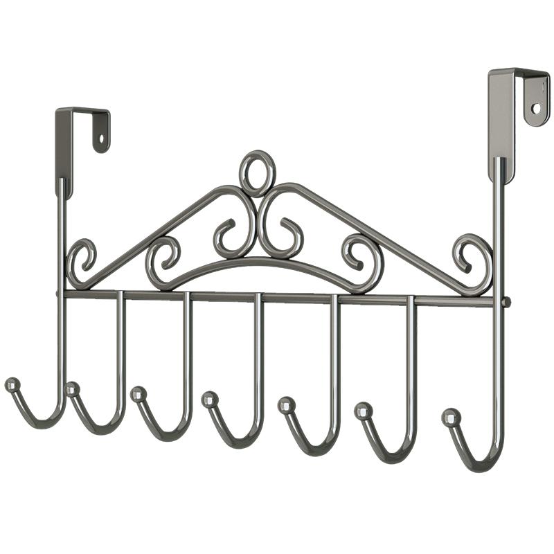 优勤（YOUQIN） YL127-7门后挂钩 YZ-YL127-7MHGG-QHS#-205N 41.3*5*22.5cm  灰色（单位：个）