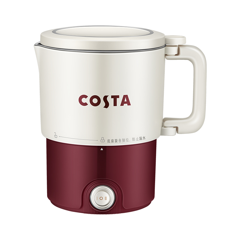 COSTA 电热水壶 CT-03F05 0.8L  白色+红色（单位：台）