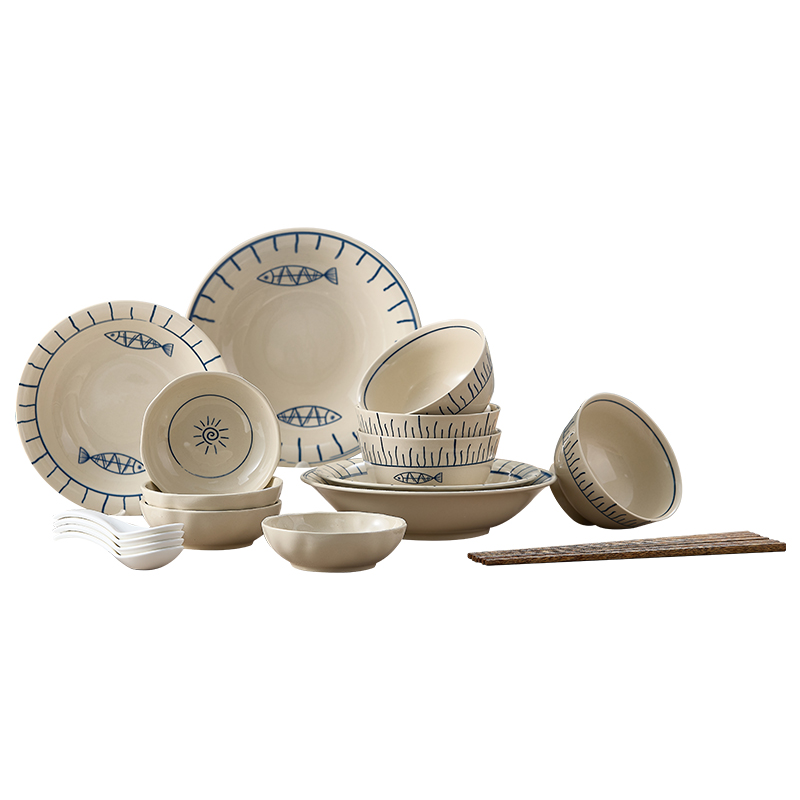 菲米生活（PHMI） 餐具套装 FM-CJ2502 20件套  白色（单位：套）