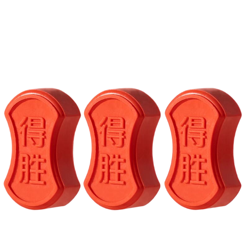 得力(deli) 心想试成旗开得胜集屑橡皮擦 V34 3块装 红色（单位：袋）