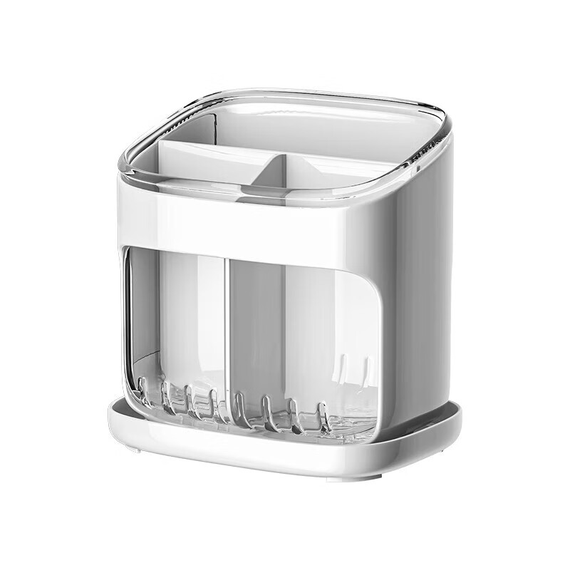 优勤（YOUQIN） W6665立式沥水筷子筒 JR-W665LSLSKZT-TMB 17.1*12.5*16.6cm 白色（单位：个）