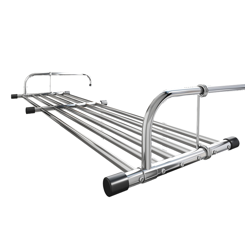 优勤（YOUQIN） 不锈钢晒鞋架 JR-BXGSXJ-SS62-106ZJDG-1350Y 侧边加固【伸缩62-106中间带杆】 不锈钢色（单位：个）