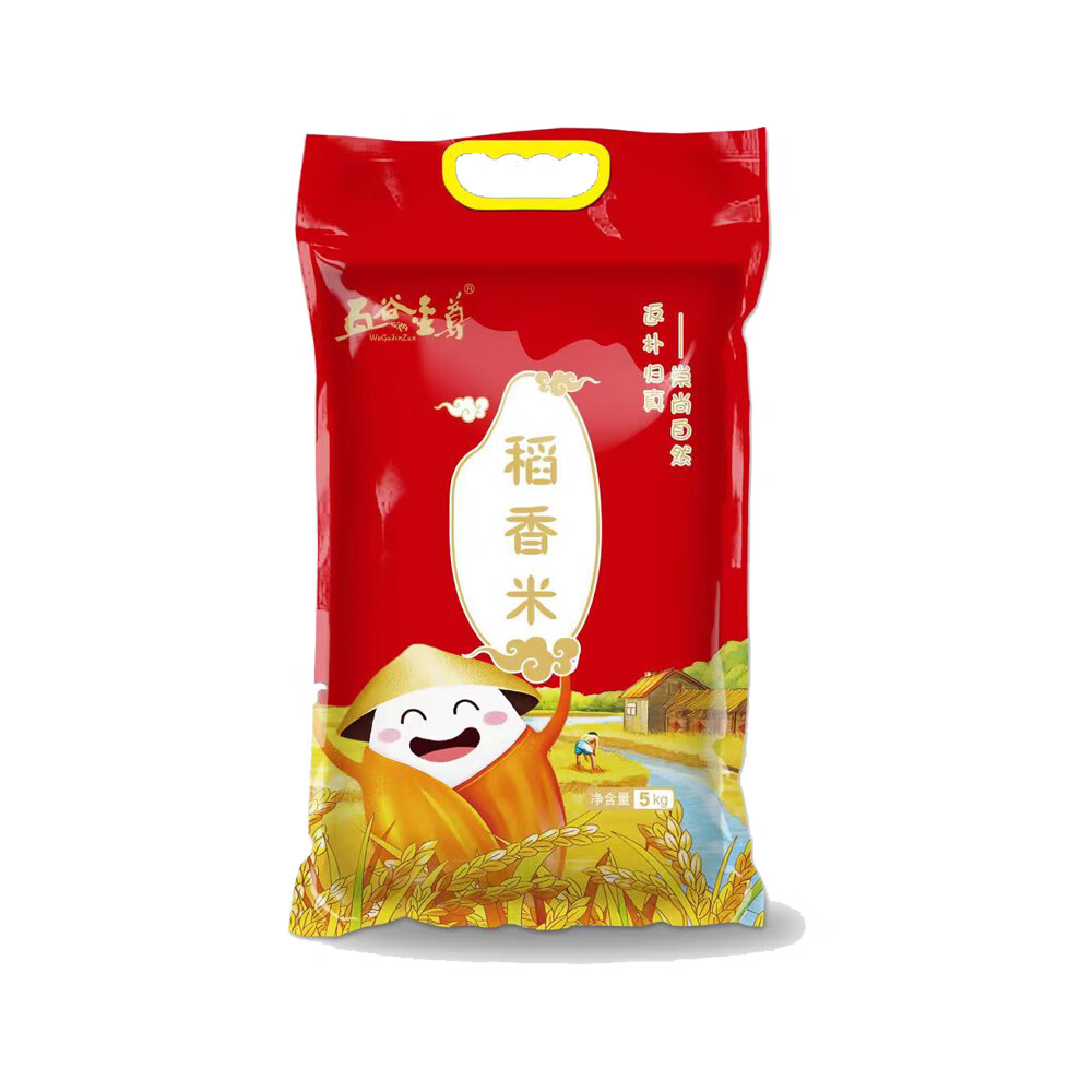 五谷金尊 真空包装东北大米 稻香米 5kg*1袋 红色（单位：袋）