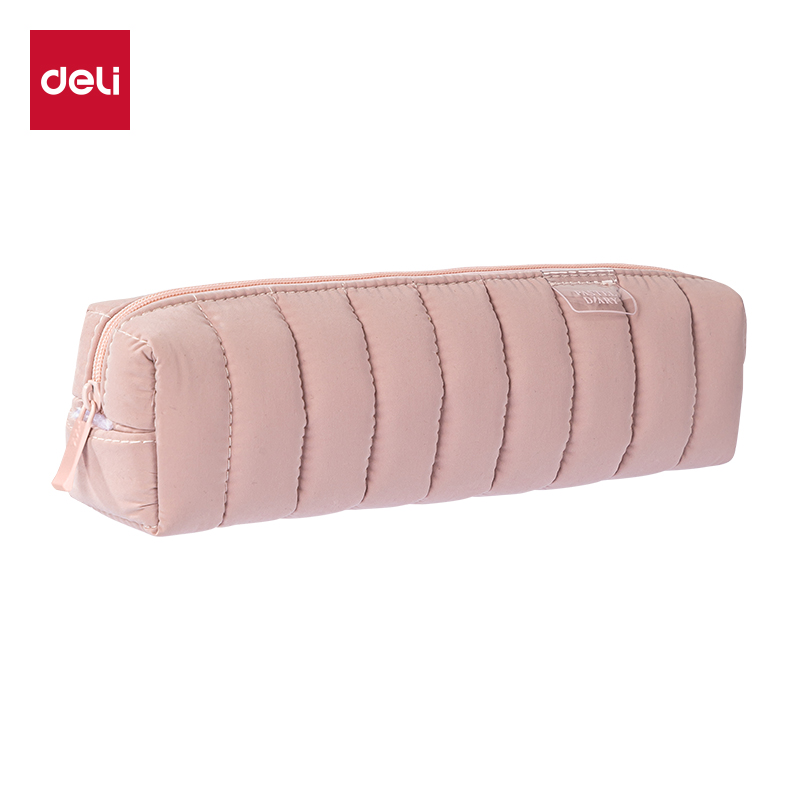 得力(deli) 淡彩日记小方包多用途笔袋 66683B 225*60*50mm  粉色（单位：个）