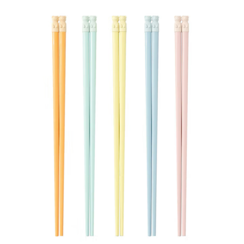 双枪（Suncha） 熊熊筷 DK40536 5双装 混色（单位：套）