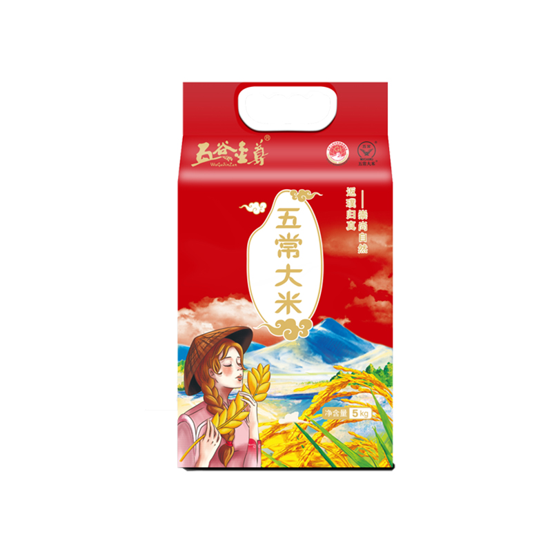 五谷金尊 五常大米 小女孩系列 5kg香米 红色（单位：袋）