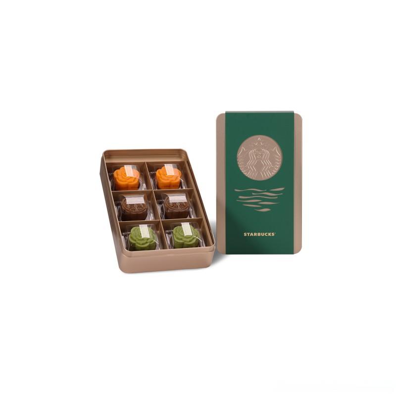 星巴克（Starbucks） 月圆臻礼318型 月饼 360克 雾雨绿（单位：盒）