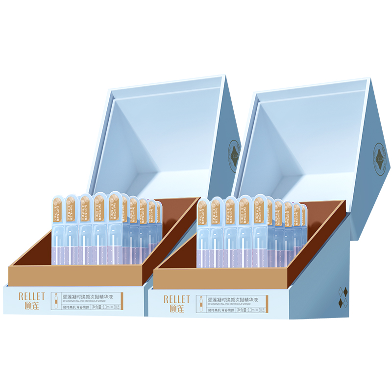 颐莲 精华液 凝时焕颜次抛 1.3ml*30支*2盒装 金色（单位：盒）