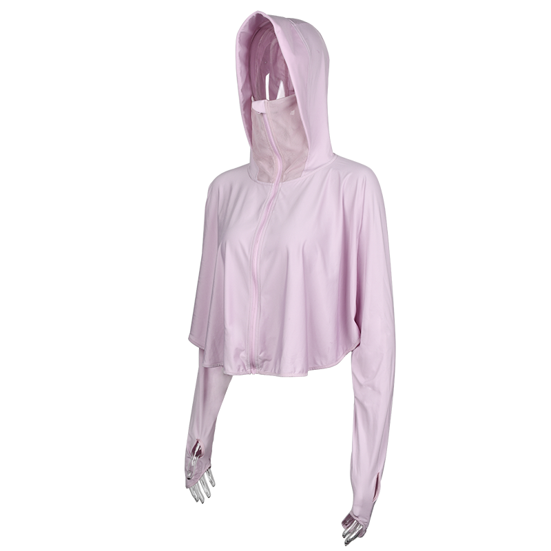 卡蒙（Kenmont） 斗篷短款长袖冰丝防晒衣 KM-3690 均码 薰衣草色（单位：件）