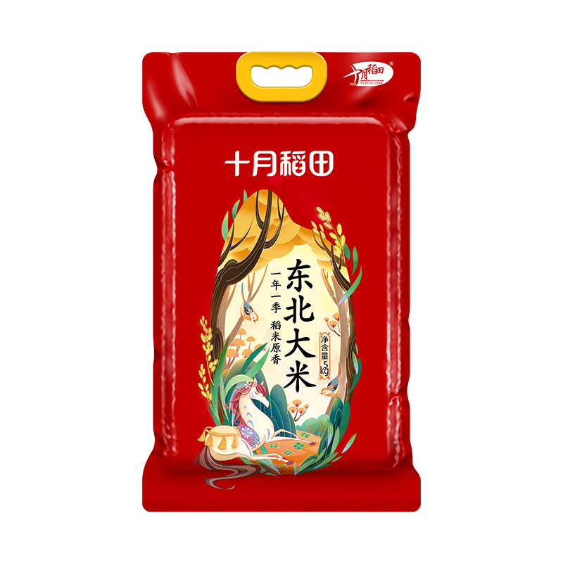 十月稻田 大米 东北 5kg 红色（单位：袋）