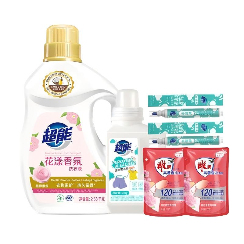 超能  雕 香氛洗护系列 花香型 3248g 混色（单位：套）