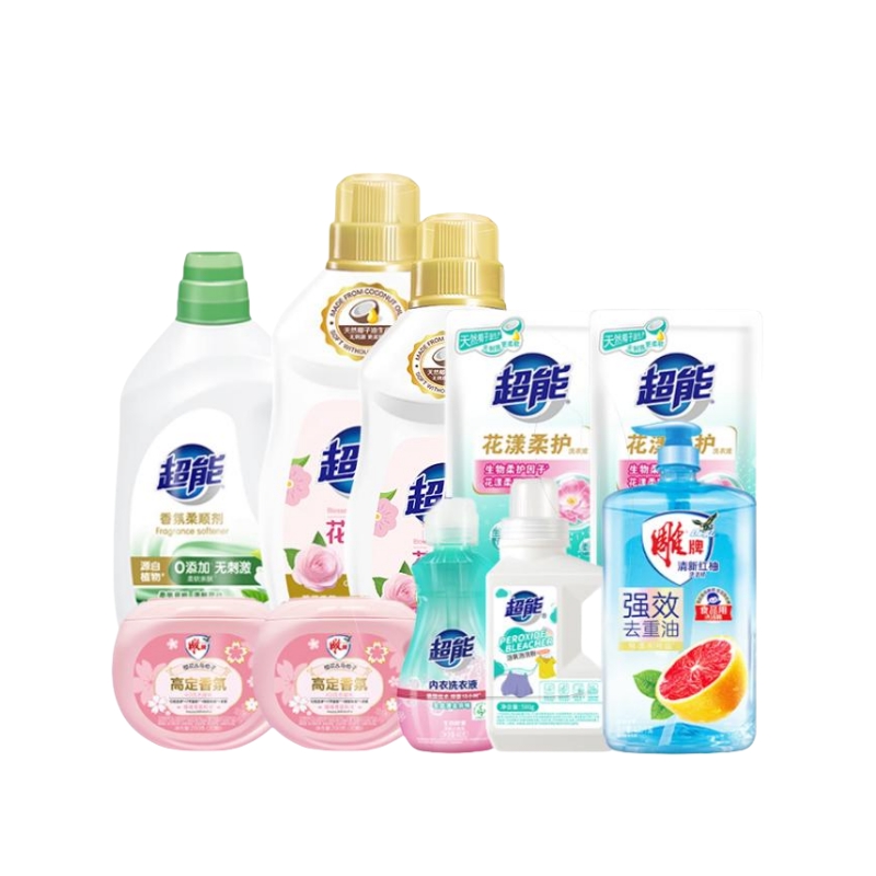 超能  雕 花漾香氛洗衣清洁洗护套装 花香型 12150g 混色（单位：套）
