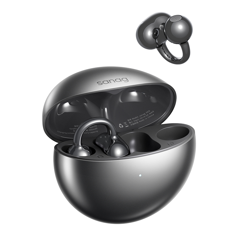 SANAG 耳夹式运动降噪蓝牙耳机 S6S Ultra 蓝牙版本5.4 无尽黑（单位：副）
