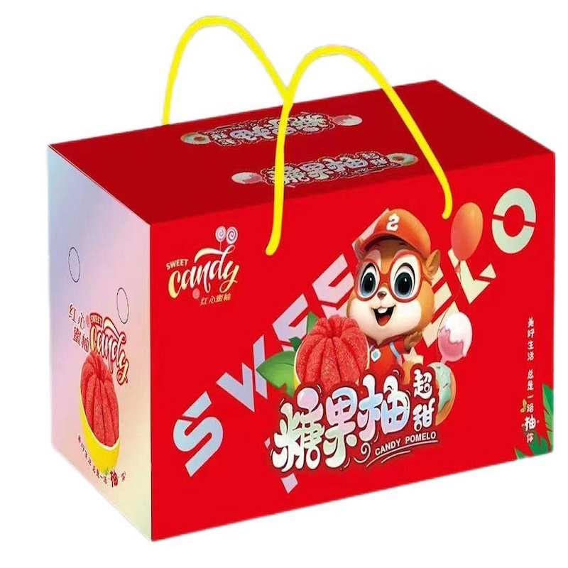 本来工坊 广东梅州大埔红肉蜜柚 (1.8kg以上) 2个彩箱装 红色（单位：箱）