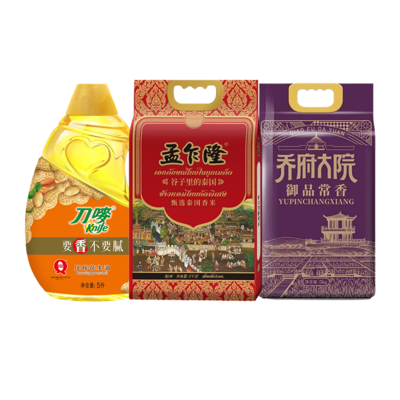 刀唛（Knife） /乔府大院/孟乍隆 米油 组合 5L+10kg 红色（单位：套）