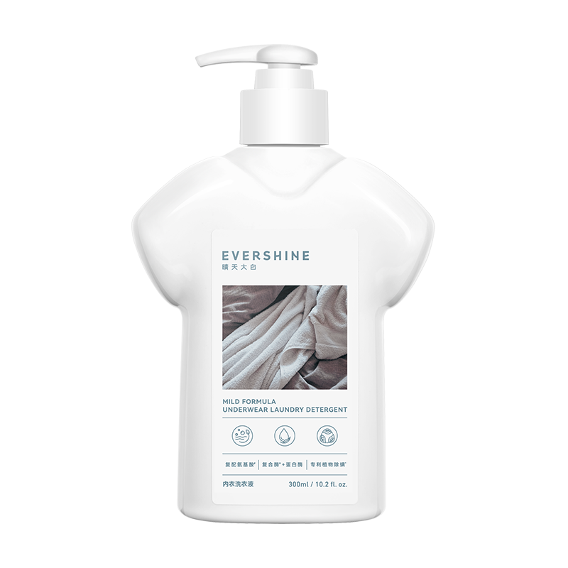 evershine 内衣洗衣液内裤清洗液 夏槿凉安 300ml 天蓝色（单位：瓶）