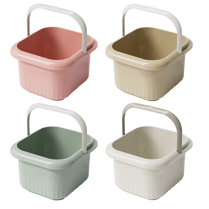 婴侍卫（BBG） 手提按摩桶家用泡脚桶18L EP-2727 38*34*23.5cm 混色（单位：只）