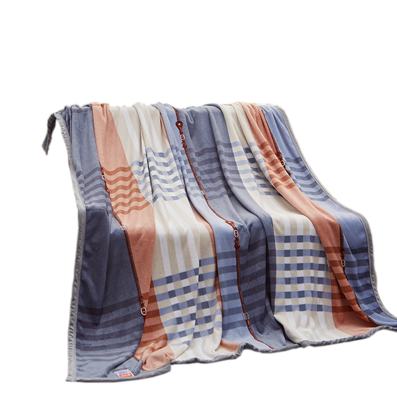 洁丽雅（Grace） 抗静电铺盖毯-蓝调 JLY-SM158 180x200cm  蓝色（单位：床）