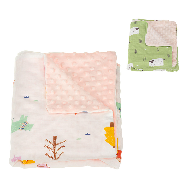 婴侍卫（BBG） 婴儿豆豆毯 YSW2146 110*70cm 混色（单位：张）