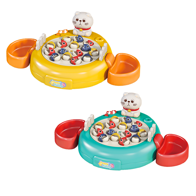 婴侍卫（BBG） Q萌电动小猫钓鱼台 DL301 32.5*23*10cm 混色（单位：套）