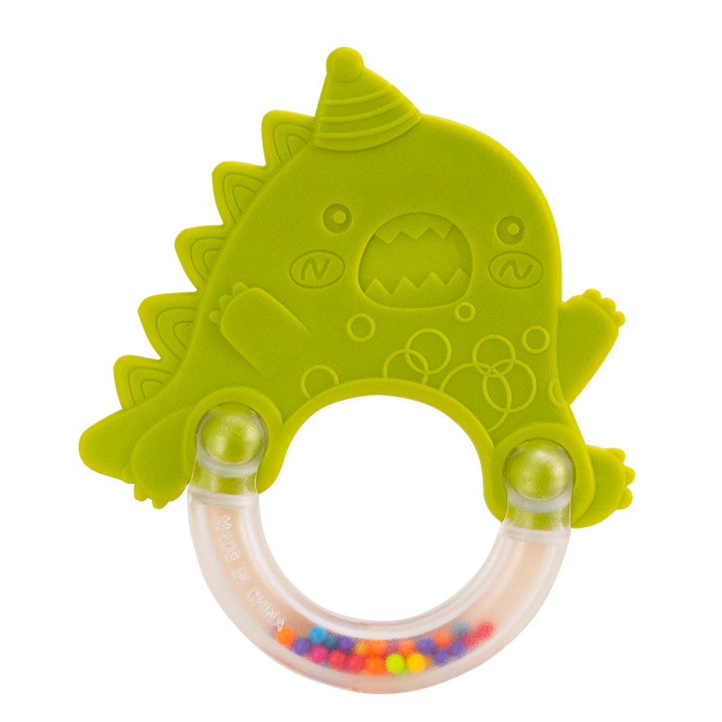 婴侍卫（BBG） 恐龙牙胶摇铃 SL94801-50 10.3*11.8cm 恐龙（单位：个）