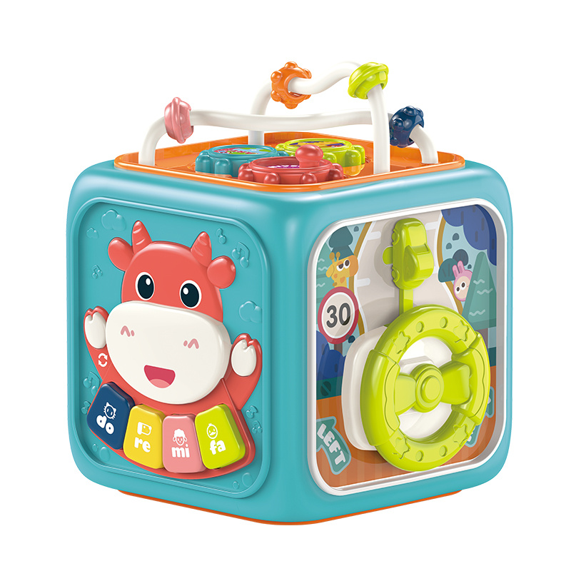 婴侍卫（BBG） 益趣六面体儿童手拍鼓玩具 BY668-13 13.5*12*16cm 蓝色（单位：台）