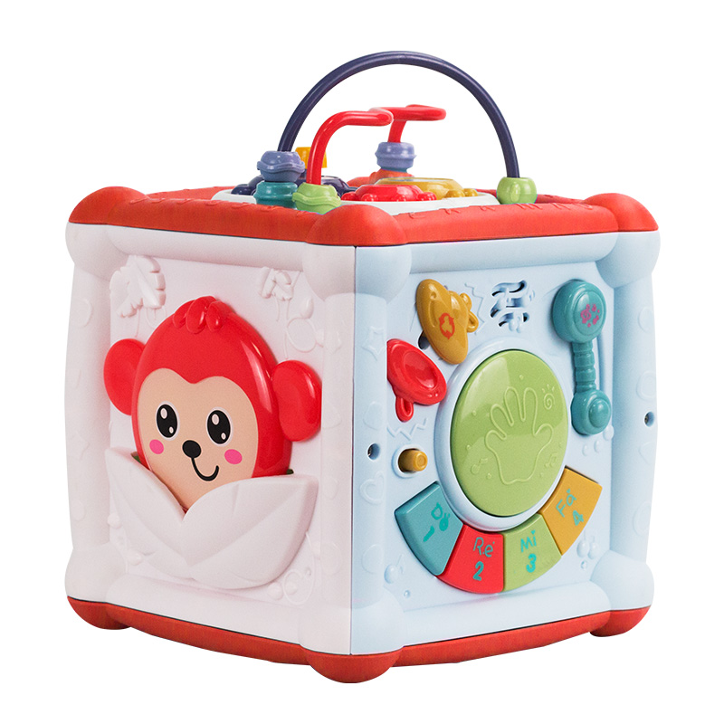 婴侍卫（BBG） 多功能早教智立方手拍声光游戏鼓 612 15.5*15.5*15.5cm 红色（单位：台）