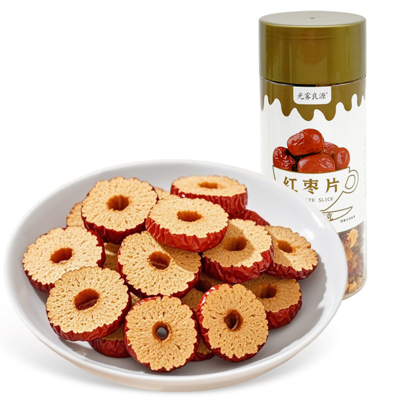光雾良源 即食酥脆红枣片 LY1557 88g 红色（单位：罐）
