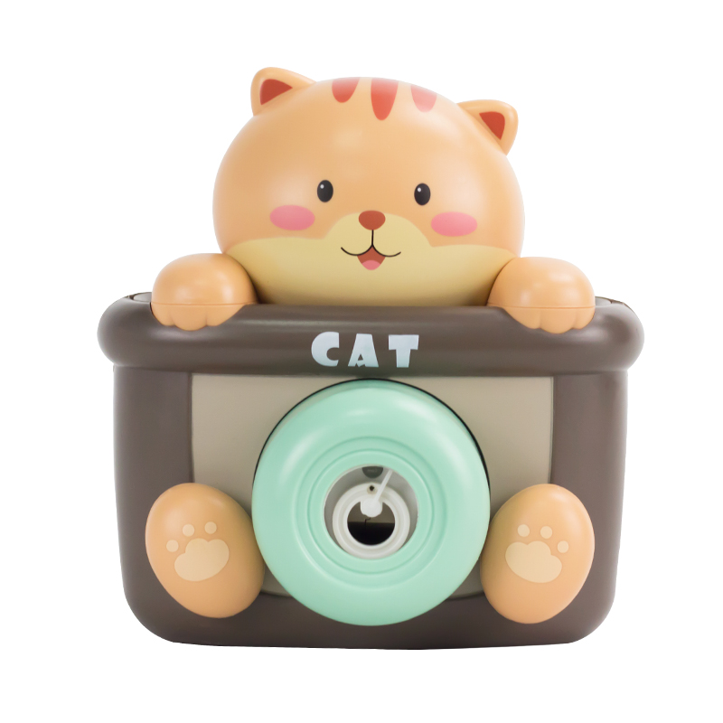 婴侍卫（BBG） Q萌猫咪泡泡相机儿童电动玩具 BD720 13*8*14cm 混色（单位：只）