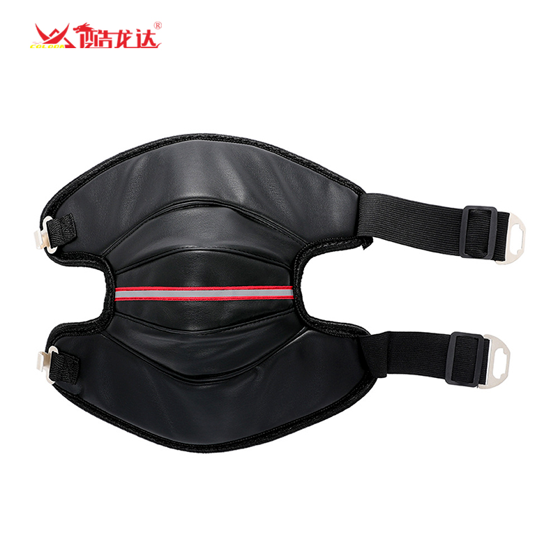 酷龙达（Coloda） 防风保暖防寒加绒护膝 CLD-STX013 均码  黑色（单位：副）