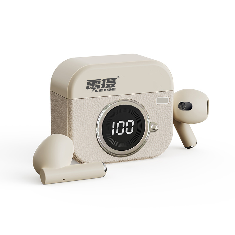 雷摄（LEISE） 真无线蓝牙 半入耳式耳机 LS-Q86 蓝牙5.4  白色（单位：副）