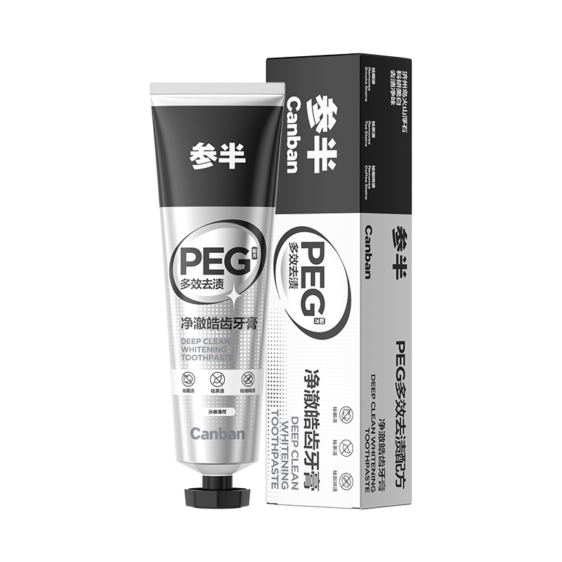 参半（NYSCPS） 净澈皓齿 牙膏 120g 黑色（单位：支）