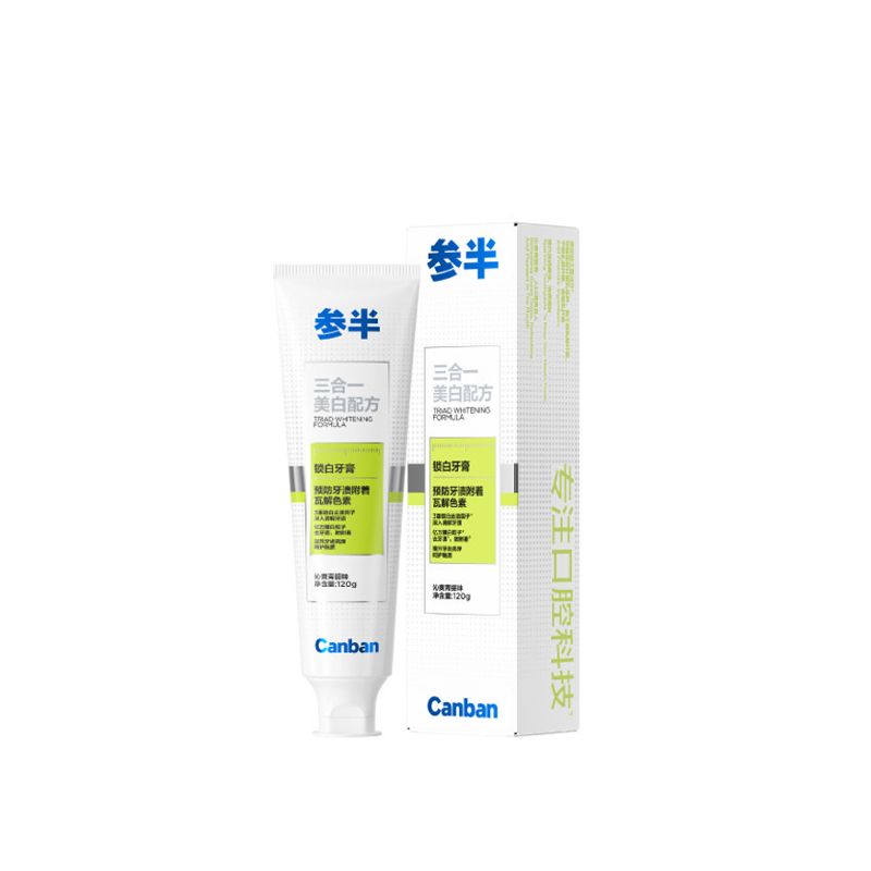参半（NYSCPS） 沁爽青提味 牙膏 120g 绿色（单位：支）
