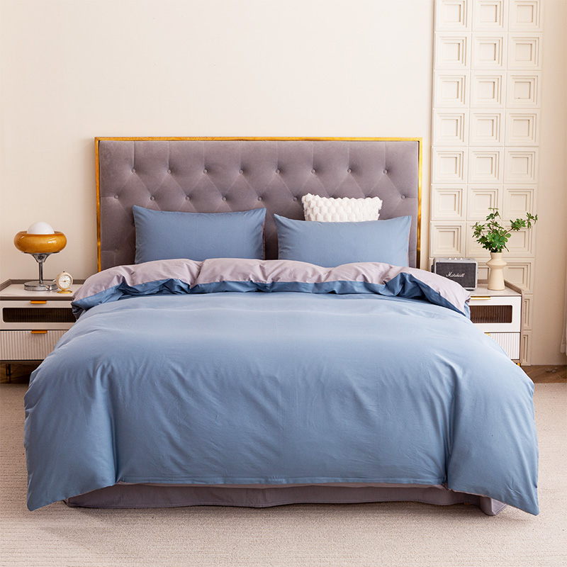 红蜻蜓（RED DRAGONFLY） 时尚全棉四件套-青澜云境 HQT-TJ8506 被套200&times;230cm  蓝色（单位：套）