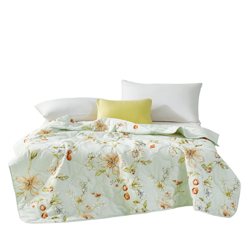 梦洁家纺 超声波印花夏被  石榴花开 1010289157 福运满包 180*200cm 花色（单位：床）