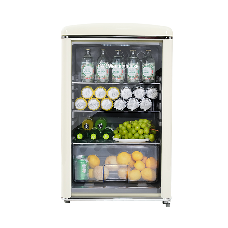 西屋（Westinghouse） 复古单门冰柜冰吧 SC-122M 容量：122L  奶酪白（单位：台）