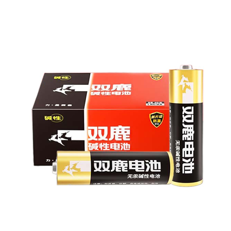 双鹿电池 碱性电池 /AA/LR6 2950mAh 40粒/盒5号 黑色（单位：盒）