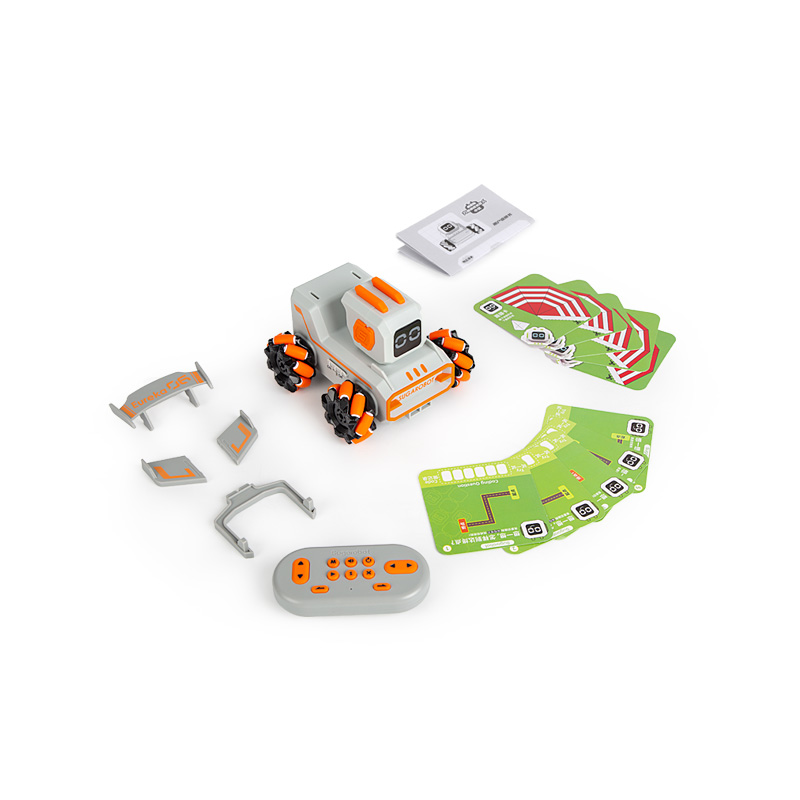 Hape 方糖编程启蒙机器人小优，橙色（编程玩具） 801001 0.78kg 橙色（单位：套）