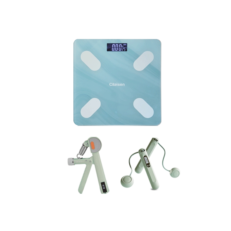 西莱森（cilaisen） 体重管理套装 CP-C17 体脂秤+握力器+跳绳 混色（单位：套）