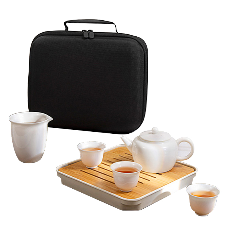 品舰 茶具套装如意伴侣 PJS15 如意壶*1、如意杯*3、茶盘*1、茶海*1、高端EV包*1 白色（单位：套）