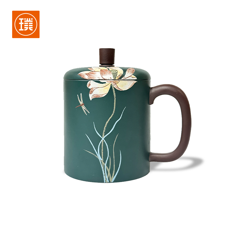 璞实茶器 茶杯 合美 450ml  紫砂（单位：套）