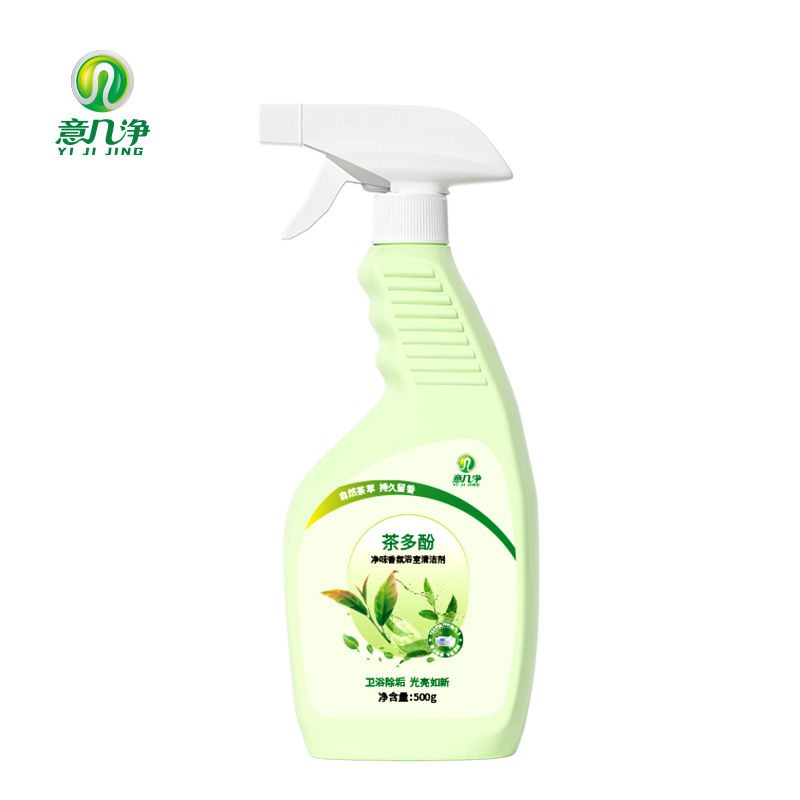 意几净 茶多酚净味香氛浴室清洁剂 强力除垢 500g 绿色（单位：瓶）