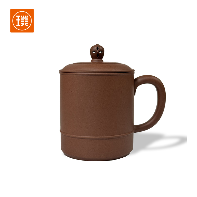 璞实茶器 茶杯 名炉 400ml  紫砂（单位：套）