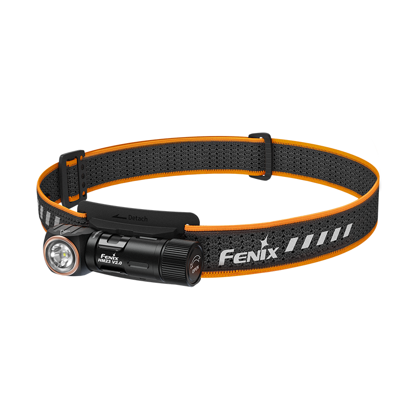 FENIX 可靠轻便头灯300流明  HM23 V2.0 73.6*36*30mm 黑色（单位：个）