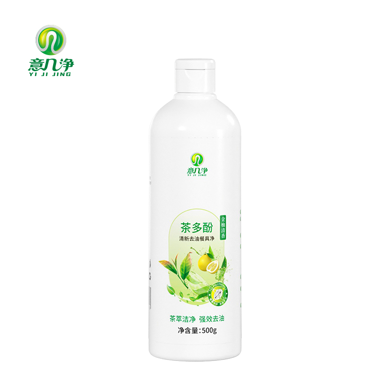 意几净 茶多酚清新去油餐具净 金柚清香 500g 白色（单位：瓶）