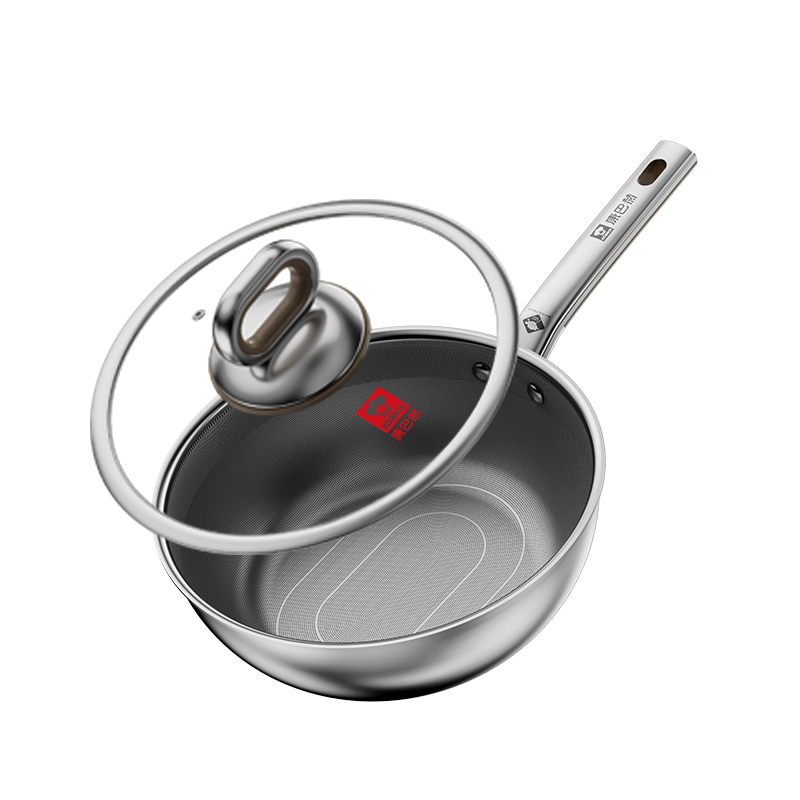 康巴赫 0涂层炒锅 KGO-C24S 24cm  不锈钢色（单位：套）