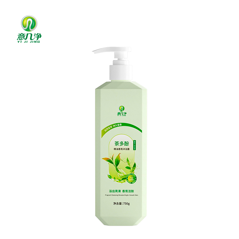 意几净 茶多酚精油香氛沐浴露 绿茶甘草香 750g 绿色（单位：瓶）